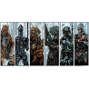 STAR WARS - THE BOUNTY HUNTERS (set of 6 prints)