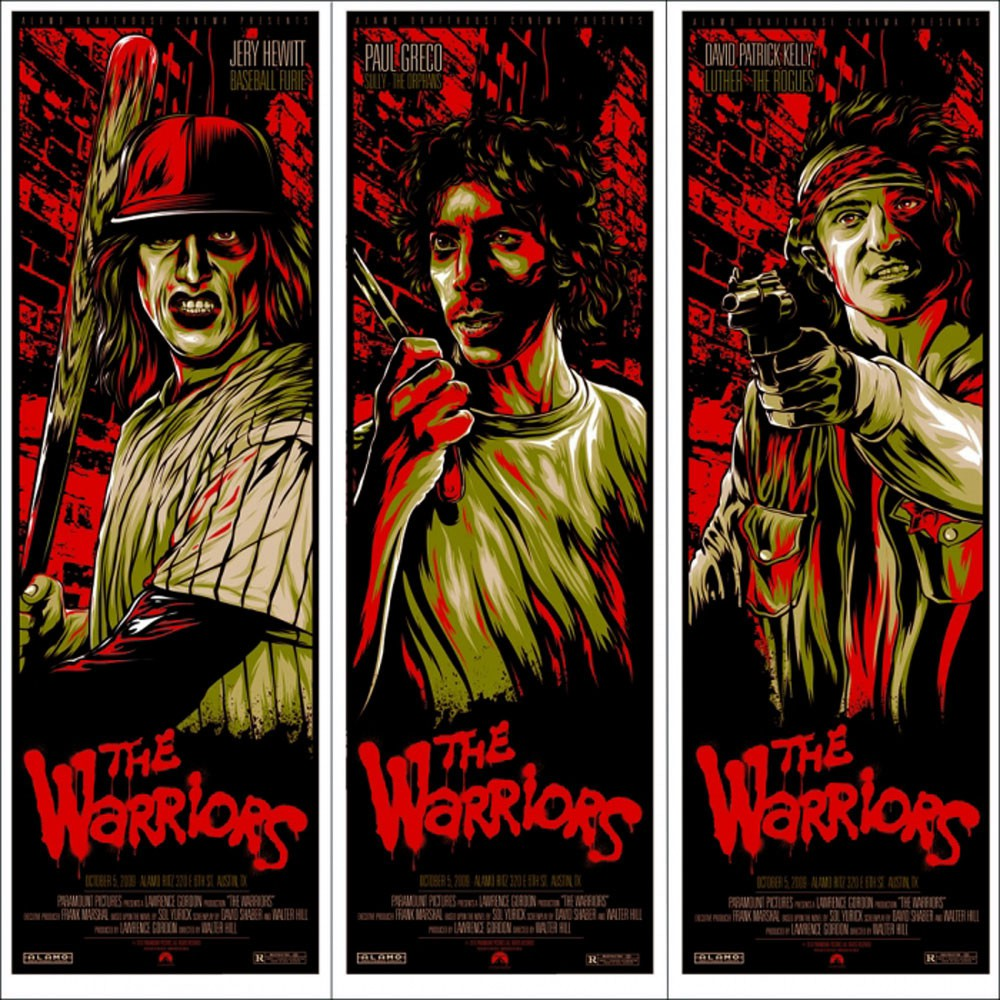 WARRIORS (THE) - (set of 3 posters)