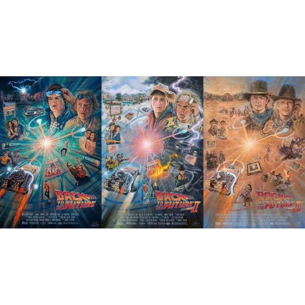 BACK TO THE FUTURE - TRILOGY (3 PRINTS)